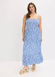 Robe smockée à fines bretelles, bonprix