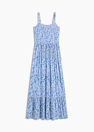 Robe smockée à fines bretelles, bonprix