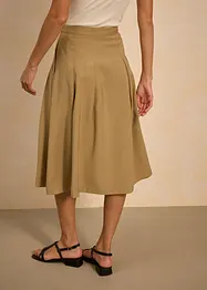 Jupe plissée en viscose mélangée, bonprix