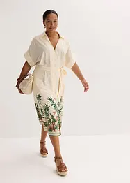 Robe-chemise avec base imprimée, bonprix