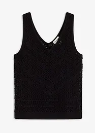 Top en maille ajourée, bonprix