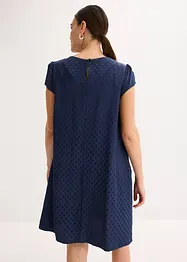 Jaquard-Kleid mit eingelegten falten, bonprix
