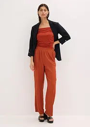Pantalon en jersey crêpe, bonprix