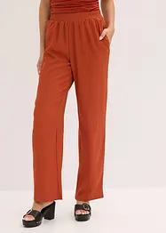 Pantalon en jersey crêpe, bonprix
