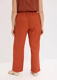 Pantalon en jersey crêpe, bonprix