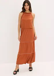 Maxikleid mit Crochet-Einsätzen, bonprix