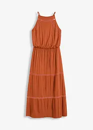 Maxikleid mit Crochet-Einsätzen, bonprix