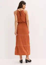 Maxikleid mit Crochet-Einsätzen, bonprix