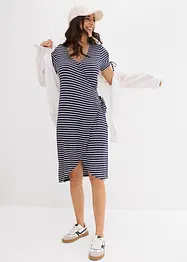 Robe portefeuille en mélange viscose-élasthanne fluide, bonprix