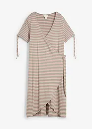 Wickelkleid aus fließendem Viskose-Elasthan-Mix, bonprix