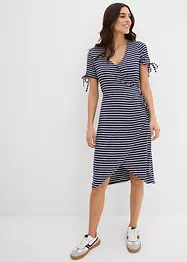 Robe portefeuille en mélange viscose-élasthanne fluide, bonprix