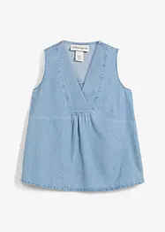 Blouse sans manches en jean, bonprix