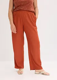 Pantalon en jersey crêpe, bonprix
