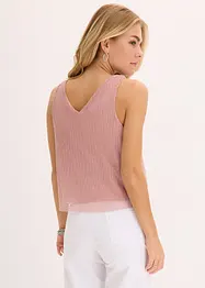 Cropped Top mit tiefem Ausschnitt, bonprix