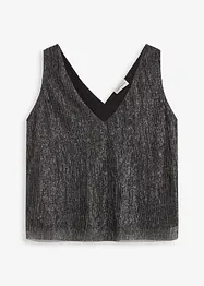 Cropped Top mit tiefem Ausschnitt, bonprix