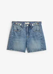 Short en jean taille mi-haute, peu extensible, bonprix