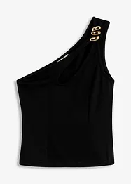 Top asymétrique avec bijou, bonprix