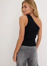Top asymétrique avec bijou, bonprix