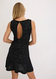 Robe en maille façon crochet, bonprix