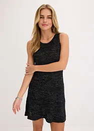 Robe en maille façon crochet, bonprix