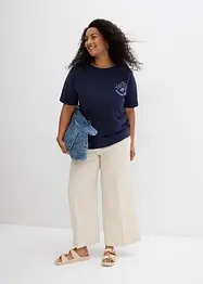 T-shirt boxy 100% coton, bonprix