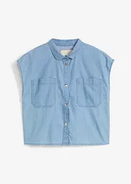 Blouse en jean, coton fluide, bonprix