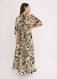 Robe longue en viscose fluide avec application de sequins, bonprix