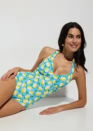 Maillot 1 pièce sculptant à dos nu, maintien modéré, bonprix