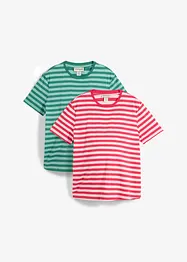 Lot de 2 T-shirts de grossesse et d’allaitement, bonprix