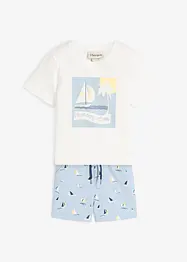 T-shirt et short en coton (ens. 2 pces), bonprix