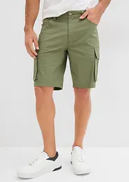 Lot de 2 bermudas cargo extensibles, regular, bonprix