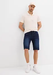 Lot de 2 bermudas en molleton jean, Regular, bonprix