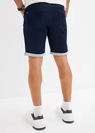 Short long en molleton effet jean, regular, bonprix