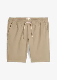 Bermuda 100% coton à taille élastiquée, Regular, bonprix