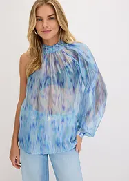 Blouse une épaule en crêpe, bonprix