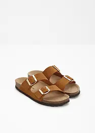 Mules en cuir, bonprix