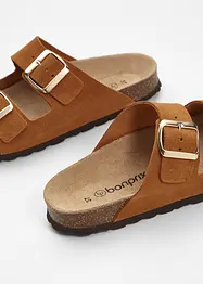 Mules en cuir, bonprix