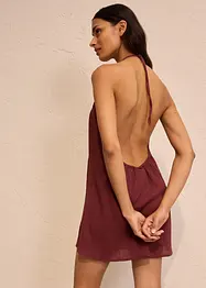 Robe à bretelles, effet froissé, bonprix