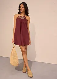 Robe à bretelles, effet froissé, bonprix