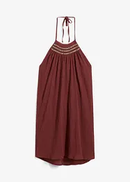 Robe à bretelles, effet froissé, bonprix