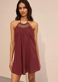 Robe à bretelles, effet froissé, bonprix