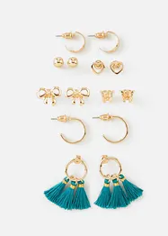 Boucles d’oreille (ens. 14 pces), bonprix