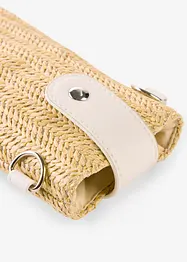 Petit sac à bandoulière aspect paille, bonprix