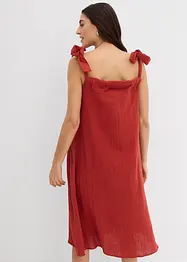 Robe à bretelles en gaze de coton douce, bonprix