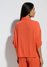 Chemisier manches courtes en viscose légère, bonprix
