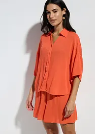 Chemisier manches courtes en viscose légère, bonprix