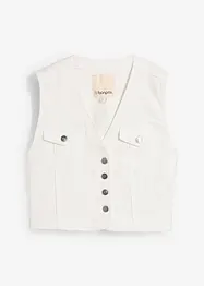 Gilet sans manches en jean extensible, bonprix