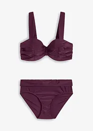 Balconette-Bikini mit gepolsterten Trägern (2-tlg.Set), bonprix