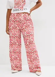 Pantalon jogger en crêpe texturé, bonprix