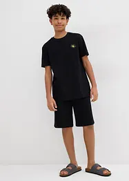 T-shirt et short coton garçon (ens. 2 pces), bonprix